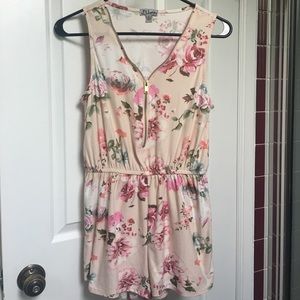 Floral romper, size small.